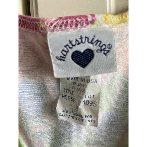 Hartstrings Girl’s‎ Sz 7/ 8 Sleeveless Floral Dress - Picture 4 of 5